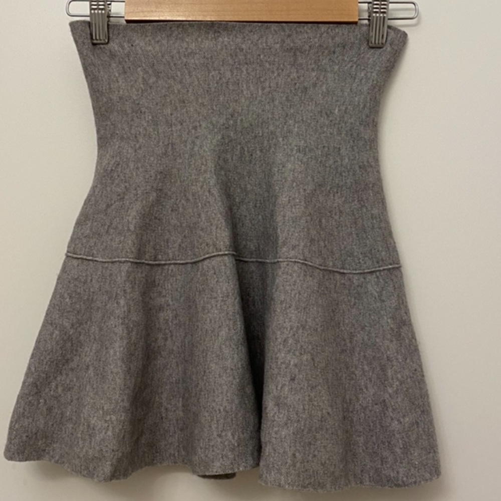 Zara Knit/Sweater Fit & Flare Mini Skirt